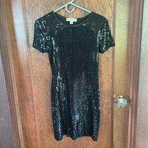 Black Michael Kors sequin dress